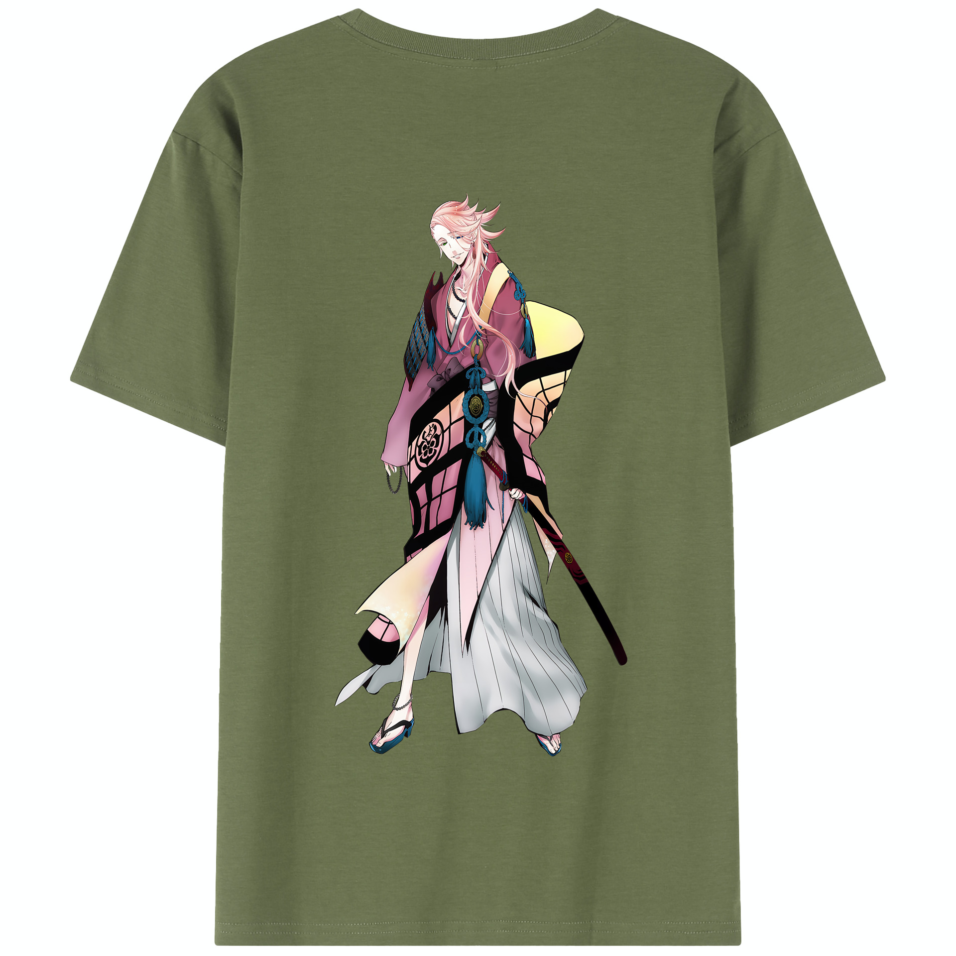（画像用） 刀剣乱舞 Touken Ranbu 綿100％半袖Tシャツ（背面プリント）